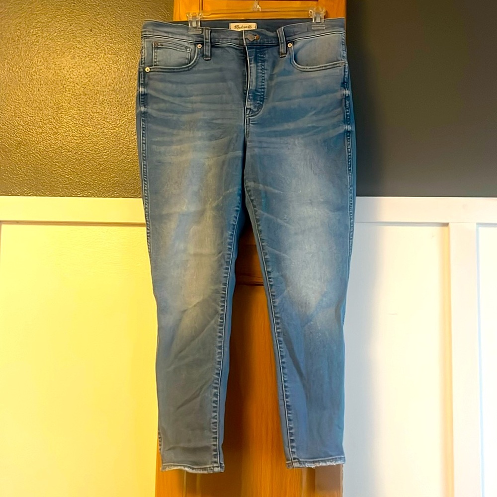 Madewell Denim 10” High-Rise Skinny crop